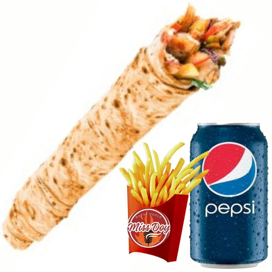 Zurna Tavuk Döner Dürüm Menü 2
