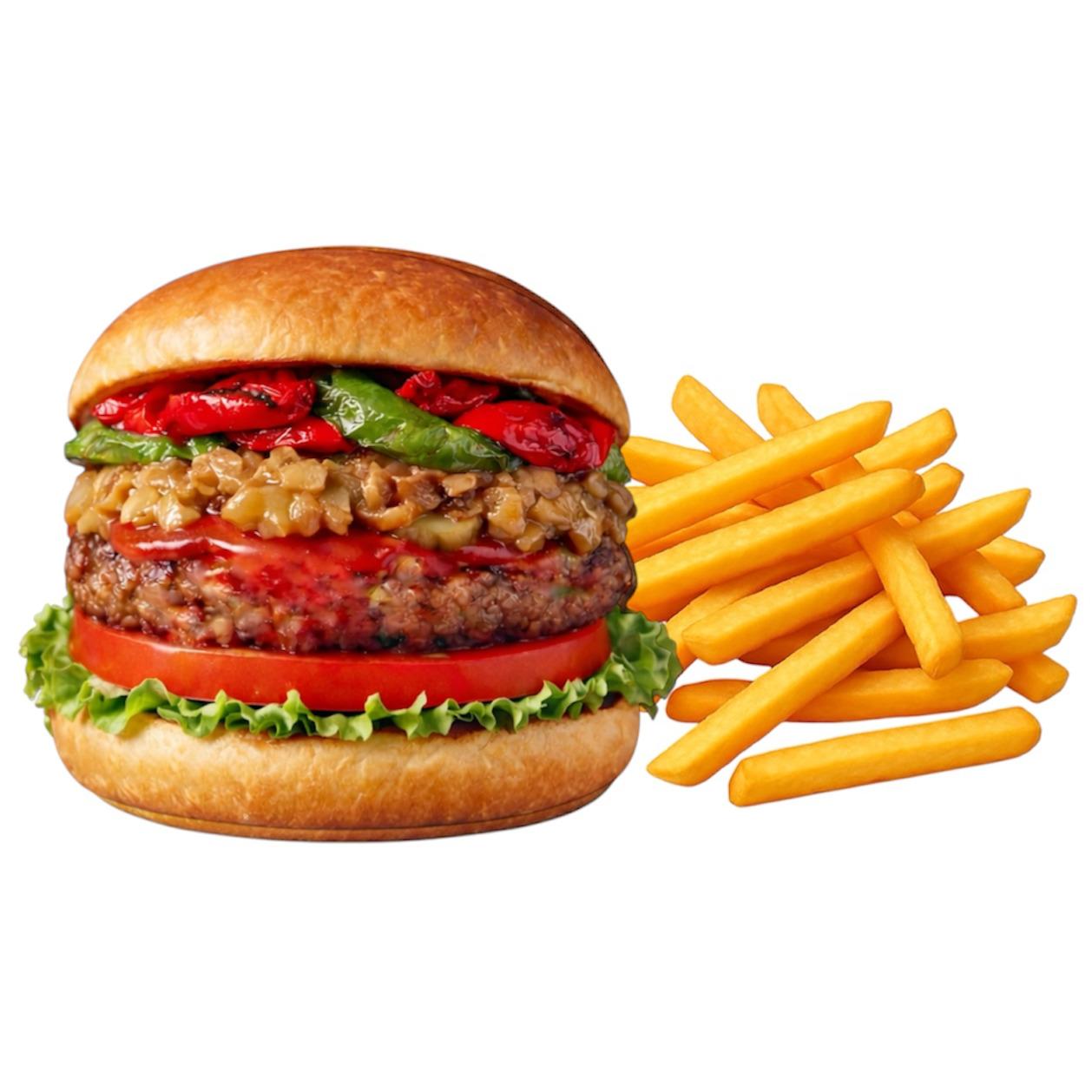Gömme Patlıcan Burger (XL) (150 gr.)