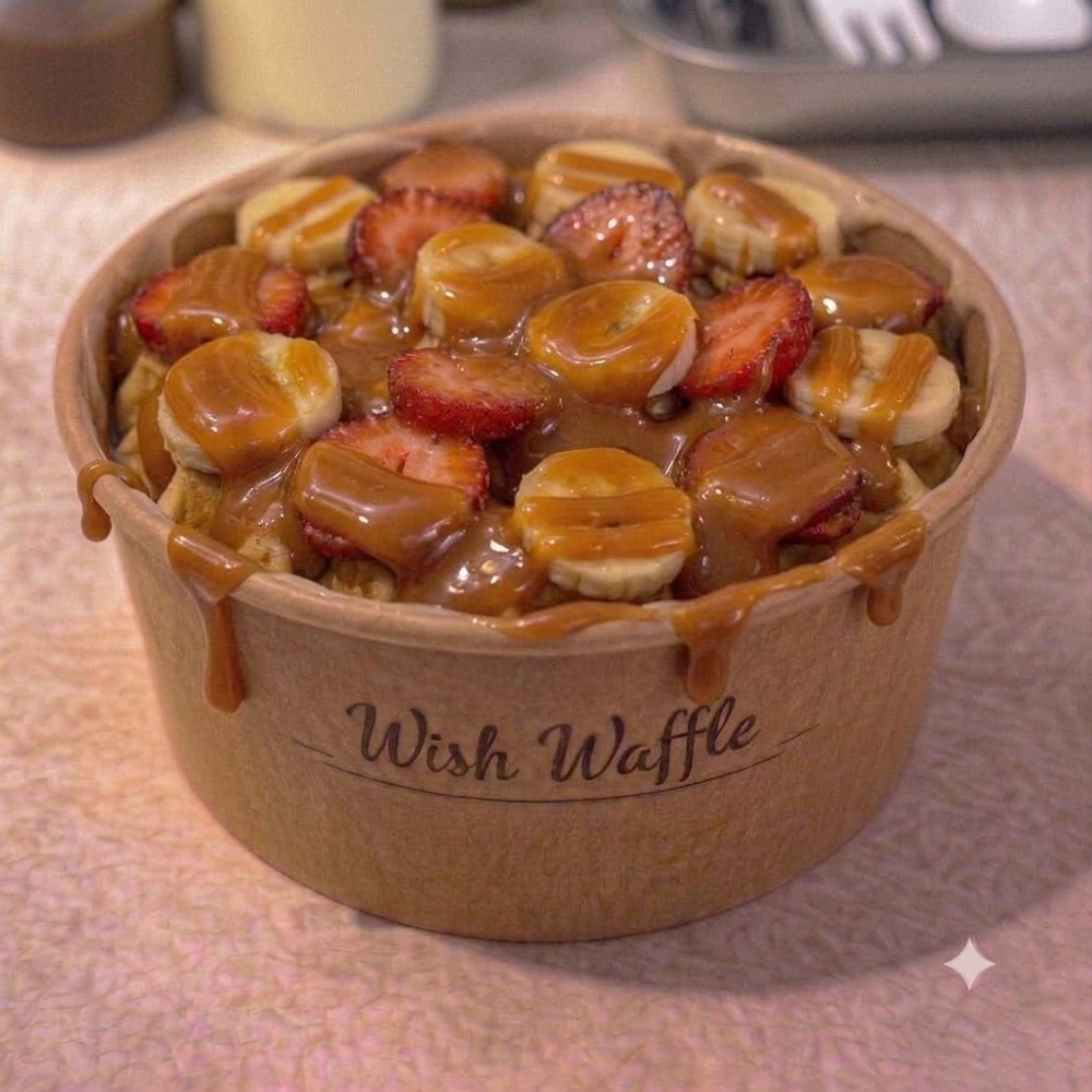 Karamel Wish Waffle (Bowl)