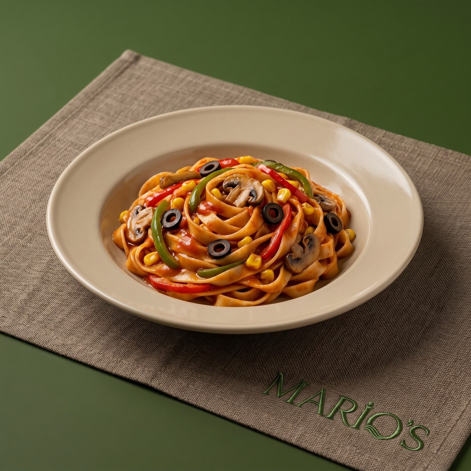 Vejetaryen Fettuccine