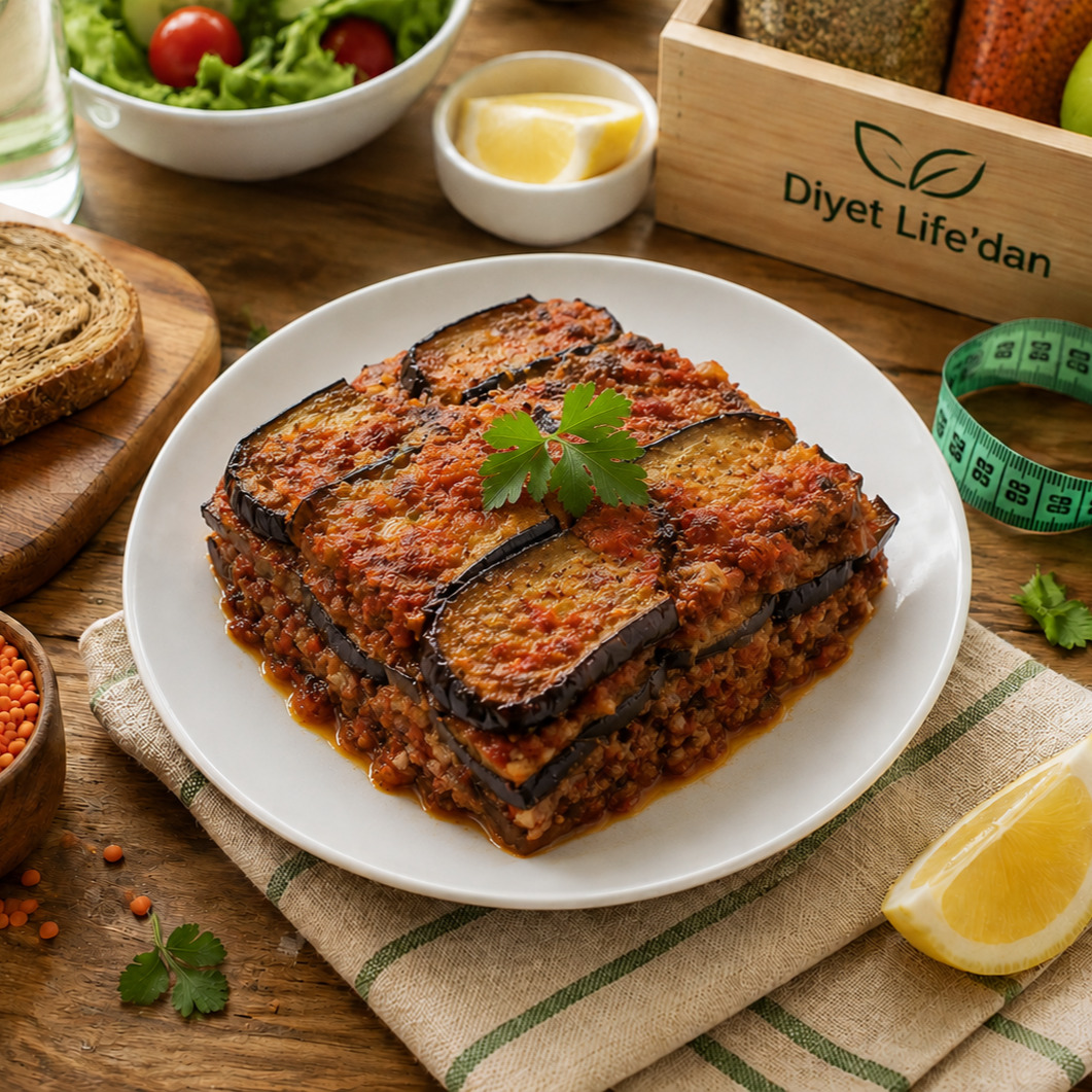 Diyet Life'dan Patlıcan Musakka
