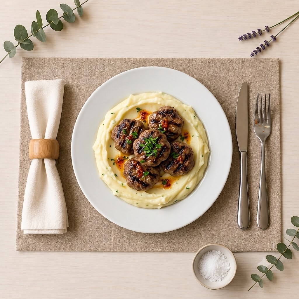 Püreli Izgara Köfte (250 Gr)