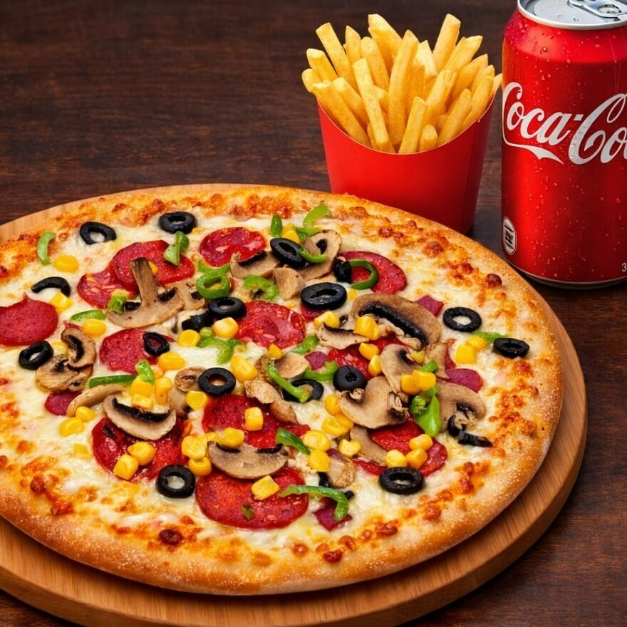 Orta Boy Pizza Menü