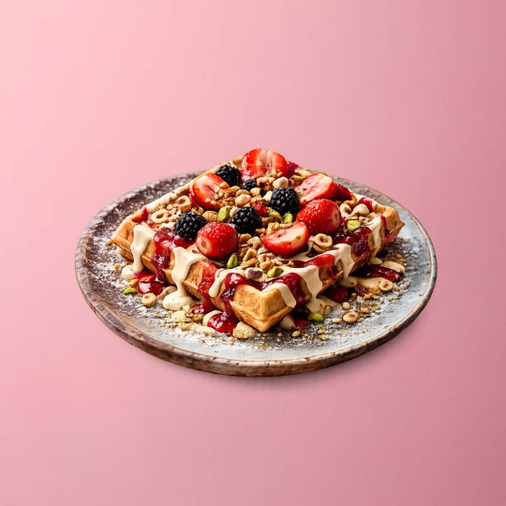 Cheff Waffle Çilek Aşkı