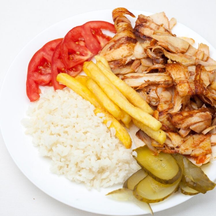 Pilav Üstü Döner (Yarım Porsiyon )