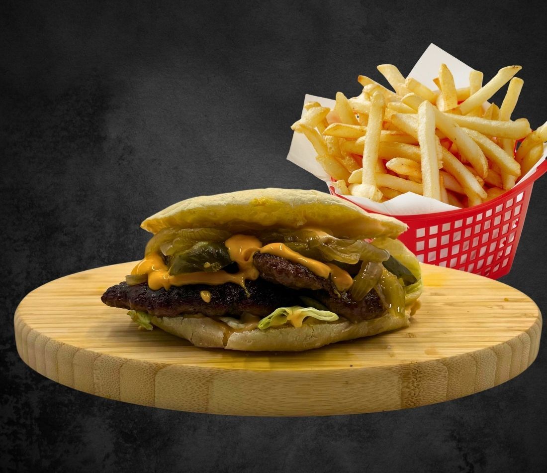 Cheese Bazlama Smack Burger Menü