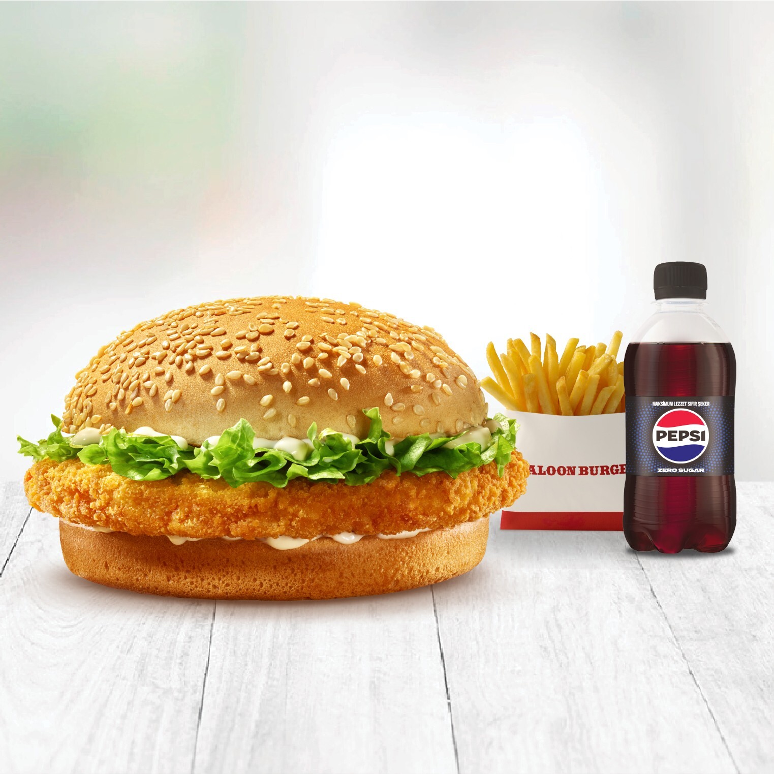 Chicken Burger Menü