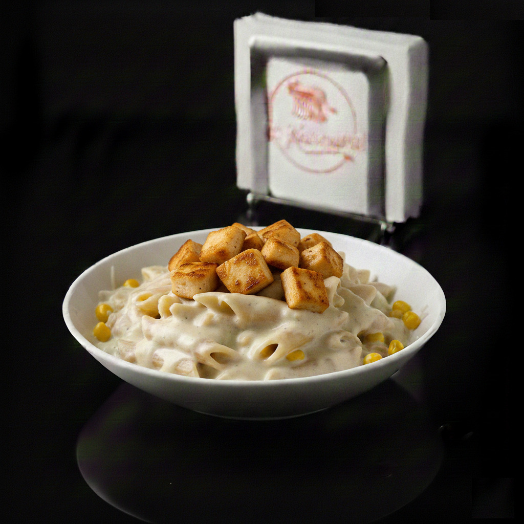 Kremalı Tavuklu Penne