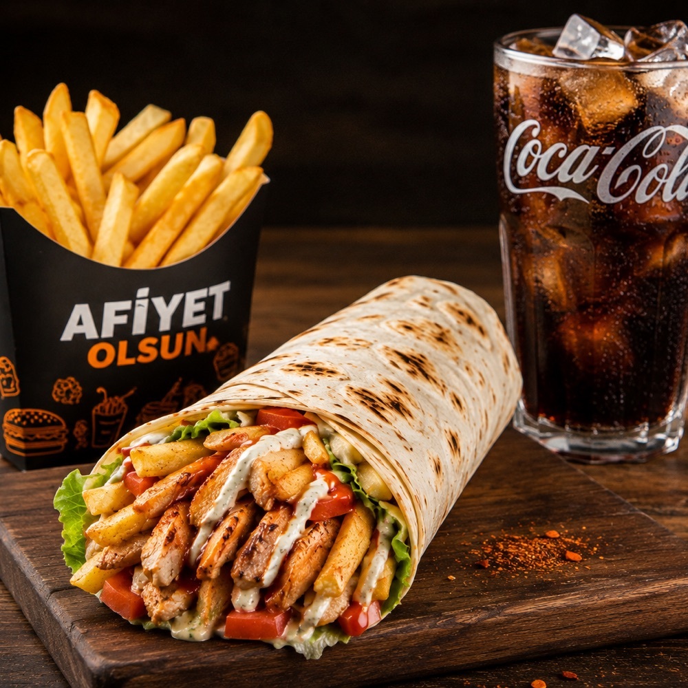 Avantajlı-Standart Döner + Patates Kızartması + İçecek