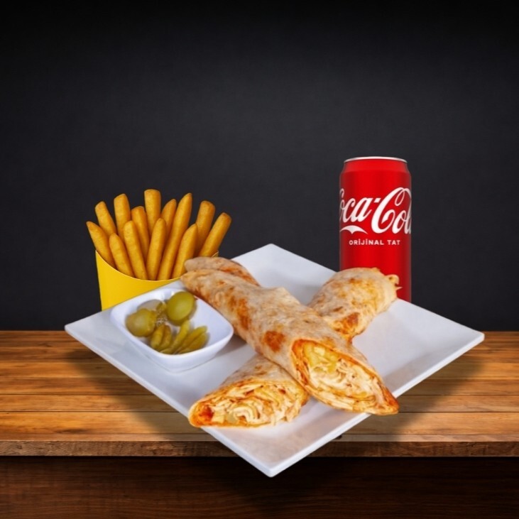 Mega Tavuk Döner Combo Menü