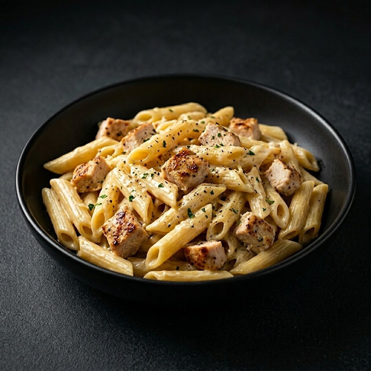 Kremalı Tavuklu Penne