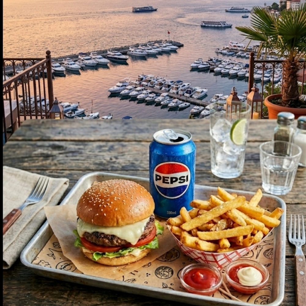 Cheeseburger Menü