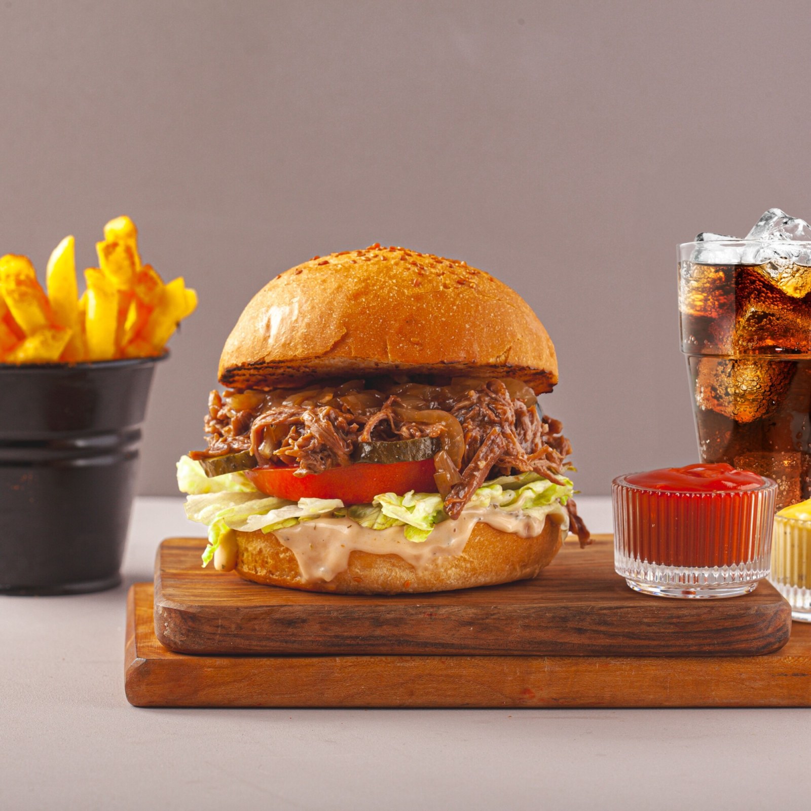 Queen's Burger Menü