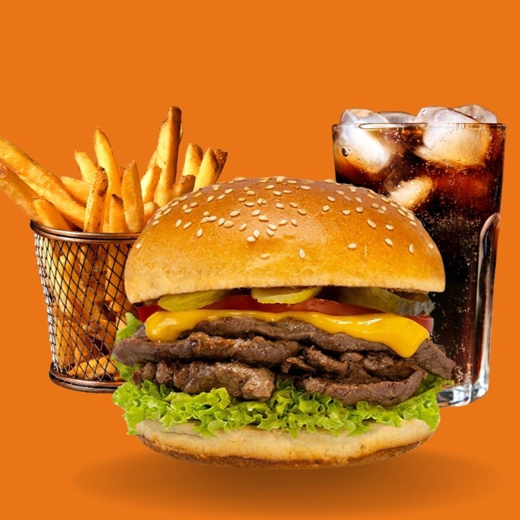 Double Cheeseburger Menü
