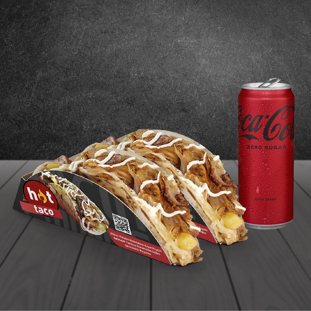 2'li Tavuk Hot Taco Menü