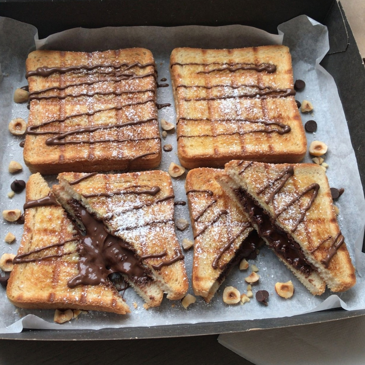 Çikolatalı Kare Tost