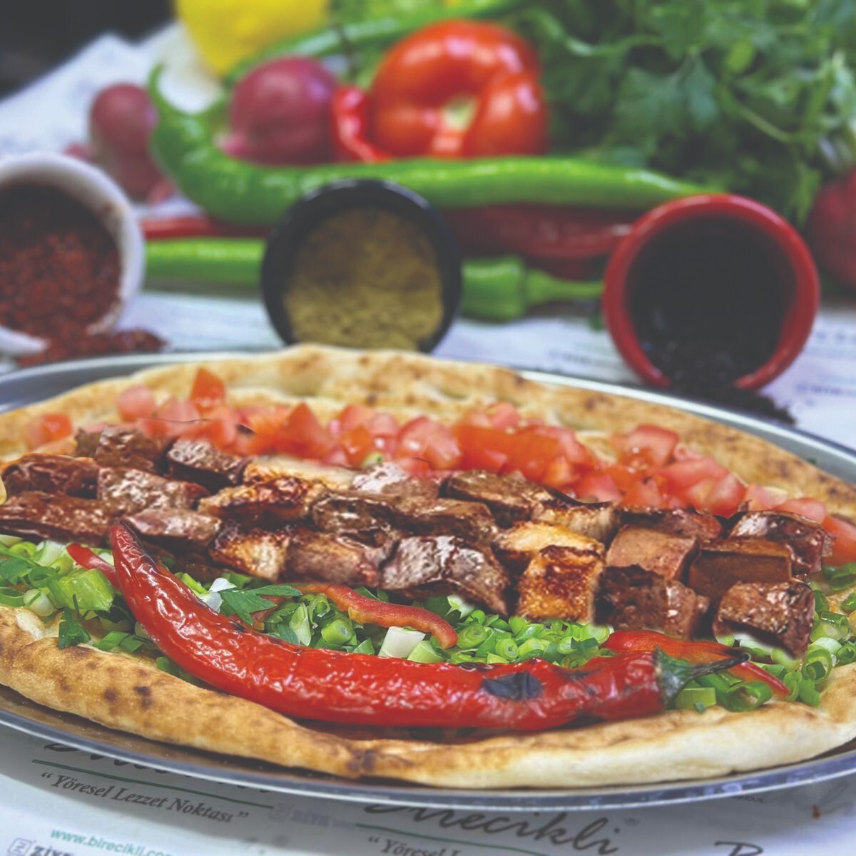 Ciğer Şiş Dürüm(130 GR)