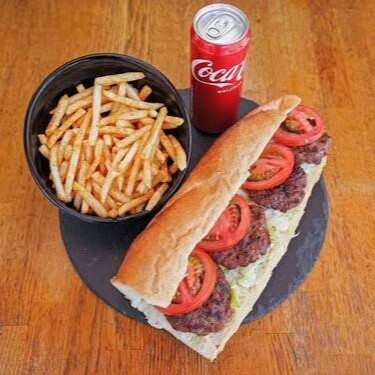 Köfte Ekmek + Patates + Coca Cola (330 ml)