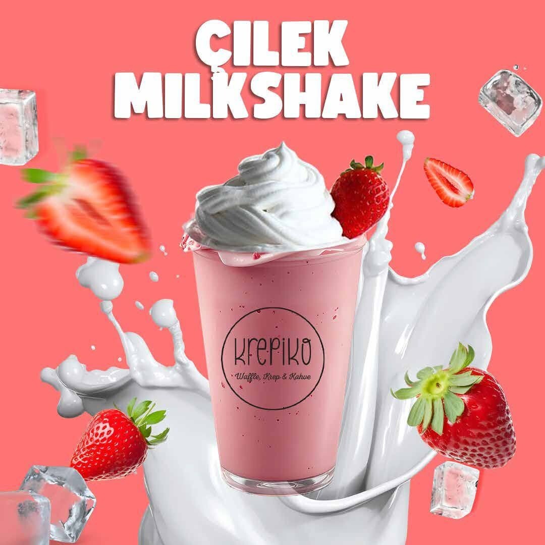 Çilekli Milkshake