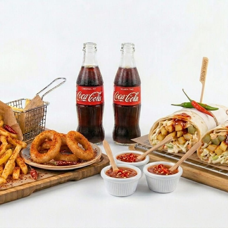 2 Kişilik AVANTAJLI Sweet Chili Wrap Menü