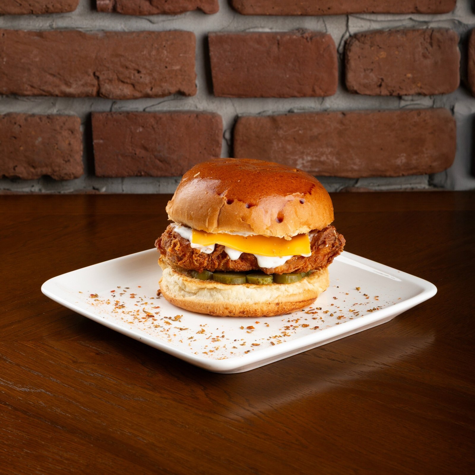 Only Ranch Fried Chicken Burger