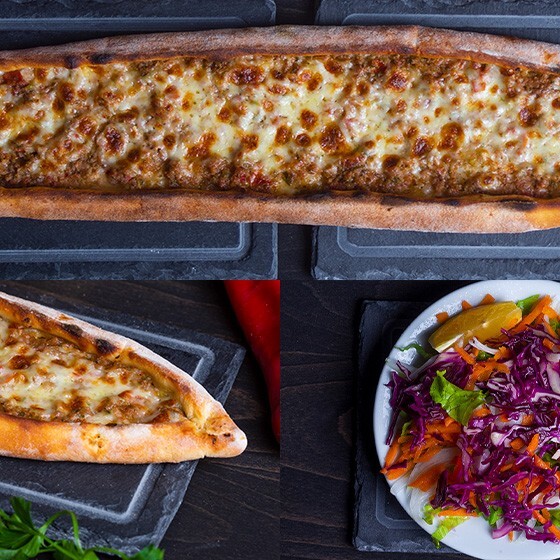 Kıymalı Kaşarlı Pide