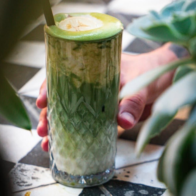 Ice Muzlu Matcha Latte