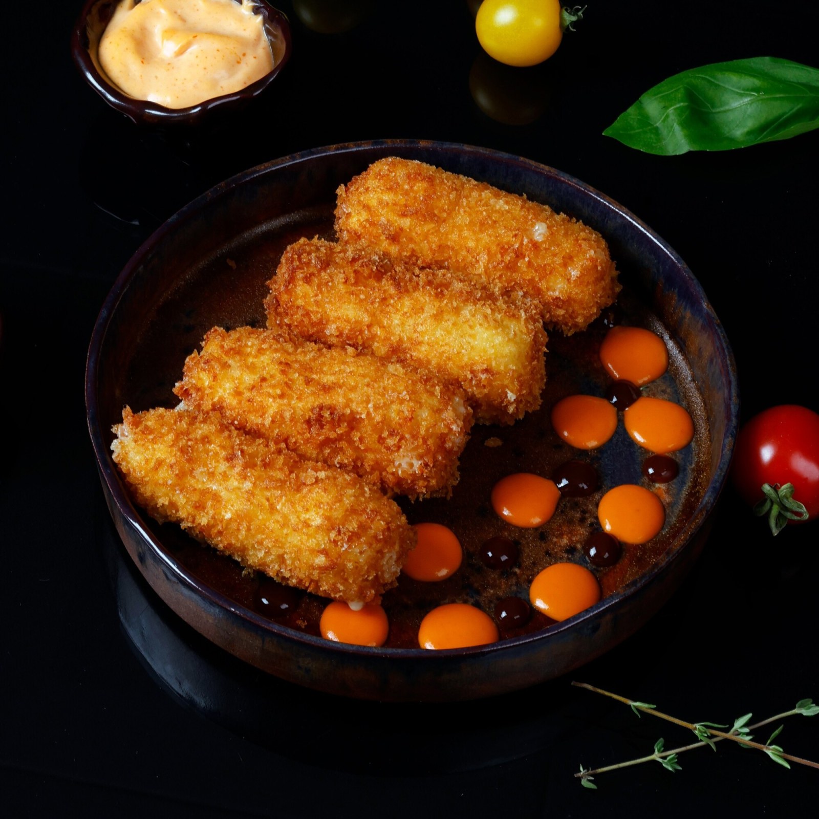 Crispy Mozzarella Cheese