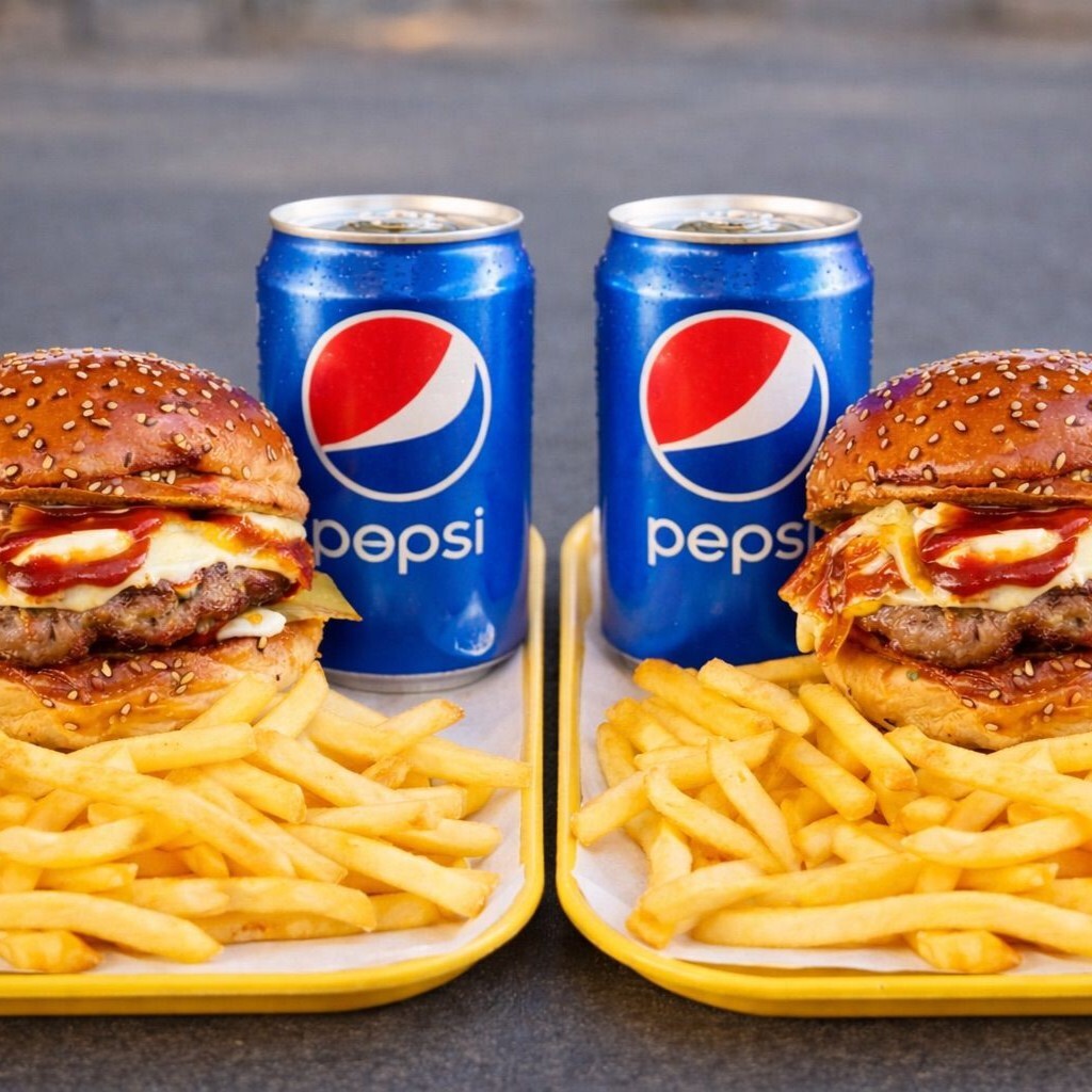 2'li Angara İşi Burger Menü