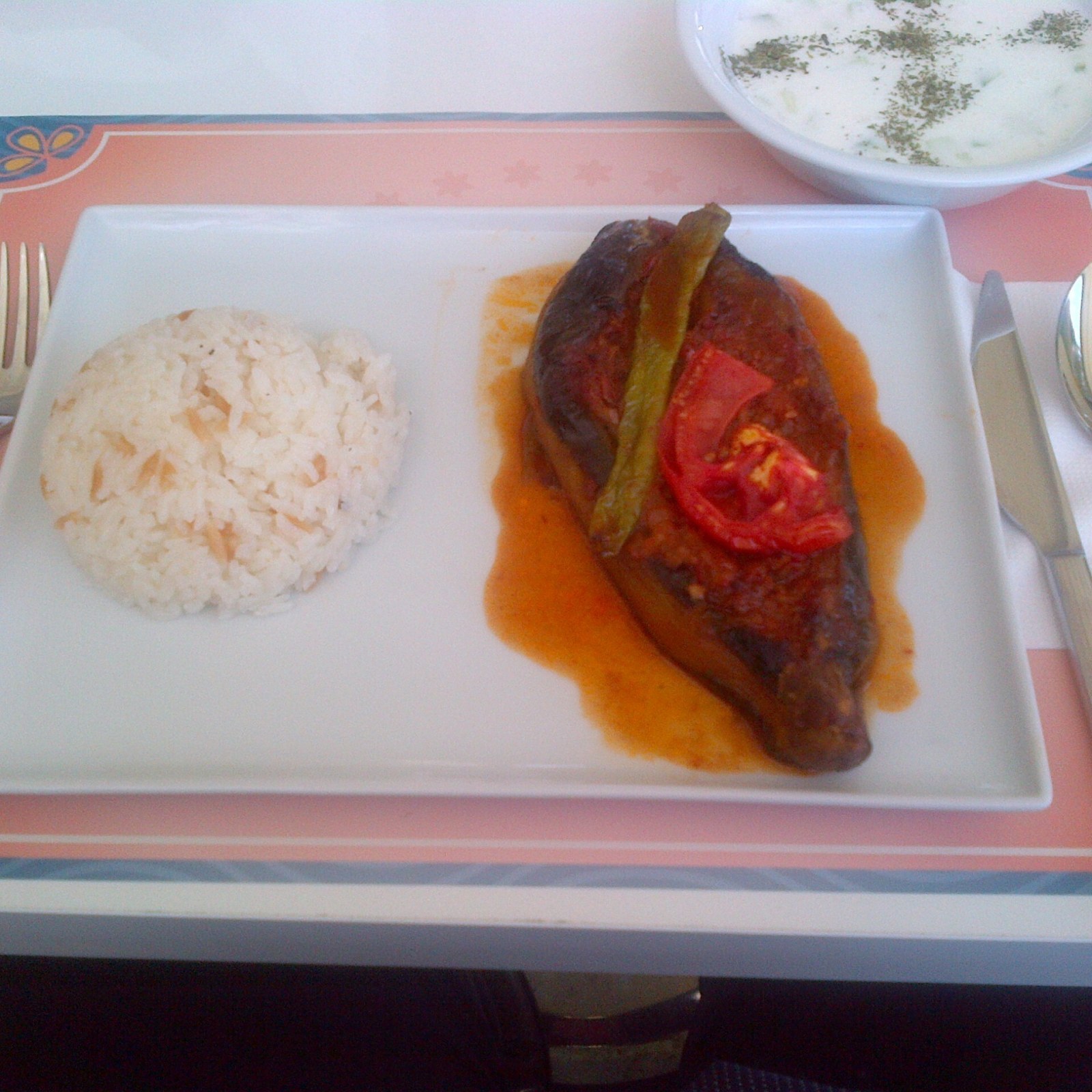 Mercimek Çor. Karnıyarık Pilav