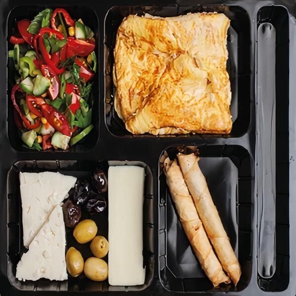 Beyaz Peynirli Omlet Tabağı