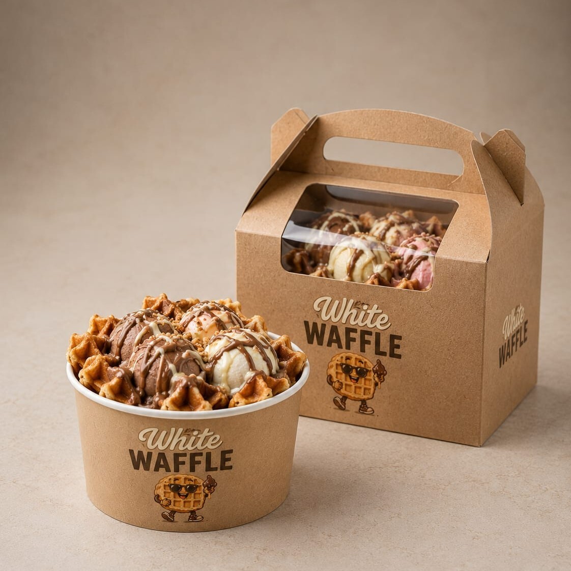 Dondurmalı Bowl Waffle