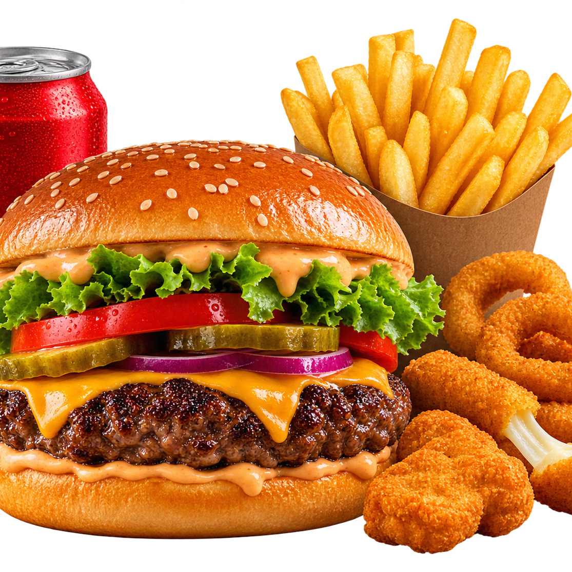 Et Burger Menü