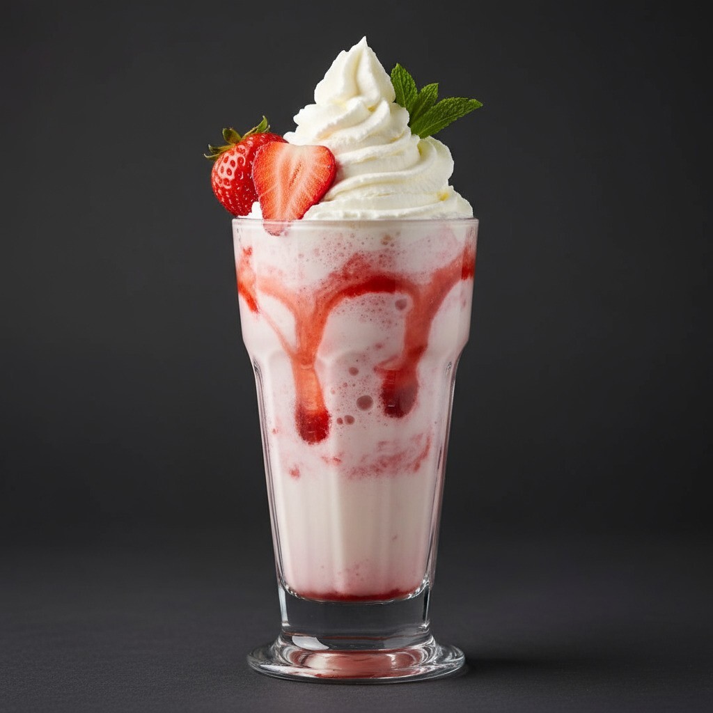 Çilekli Milkshake