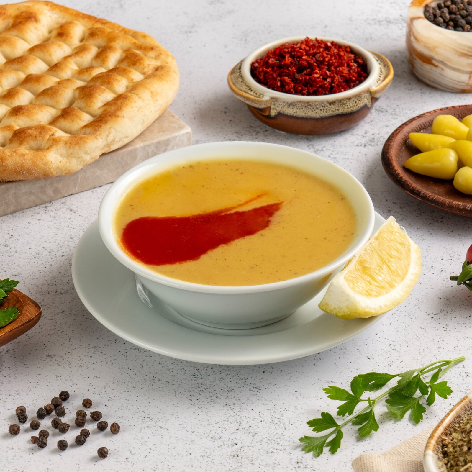 Fırında Mercimek Çorbası