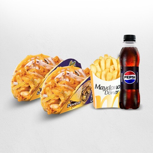 2'li Doritos'lu Maytako Menü (Tavuk Dönerden)