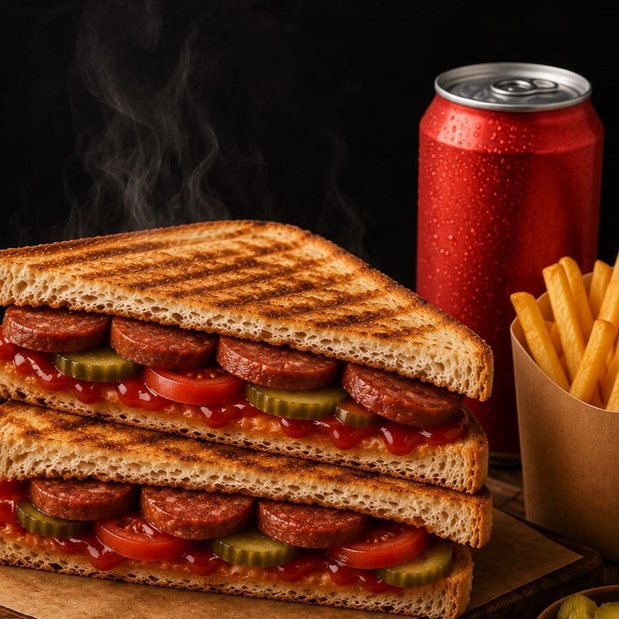Sucuklu Tost Menü