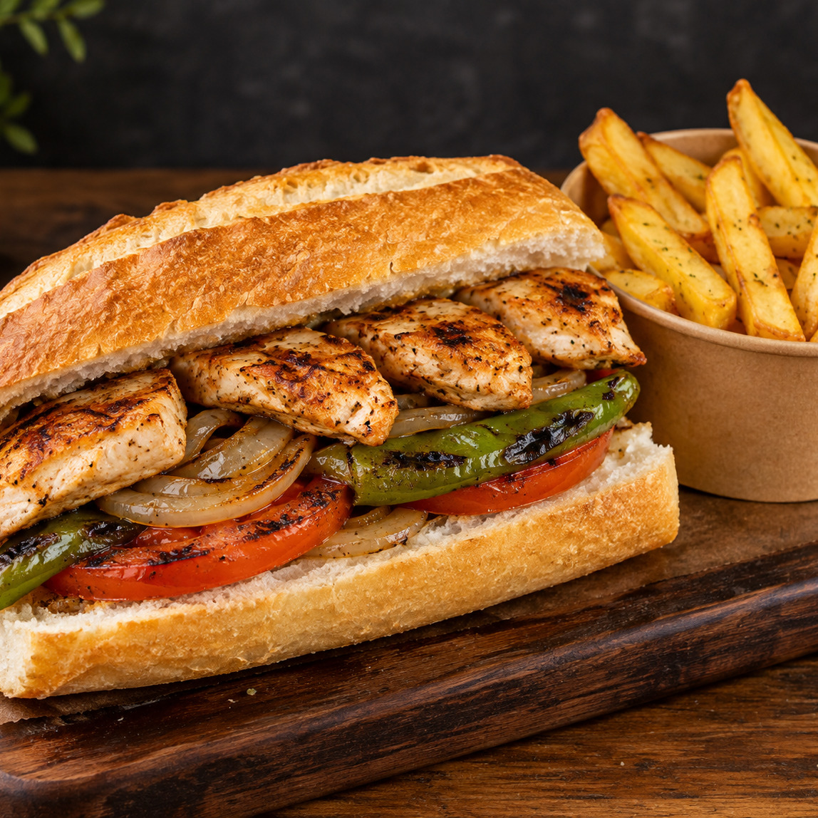 3/4 Ekmek Arası Izgara Tavuk