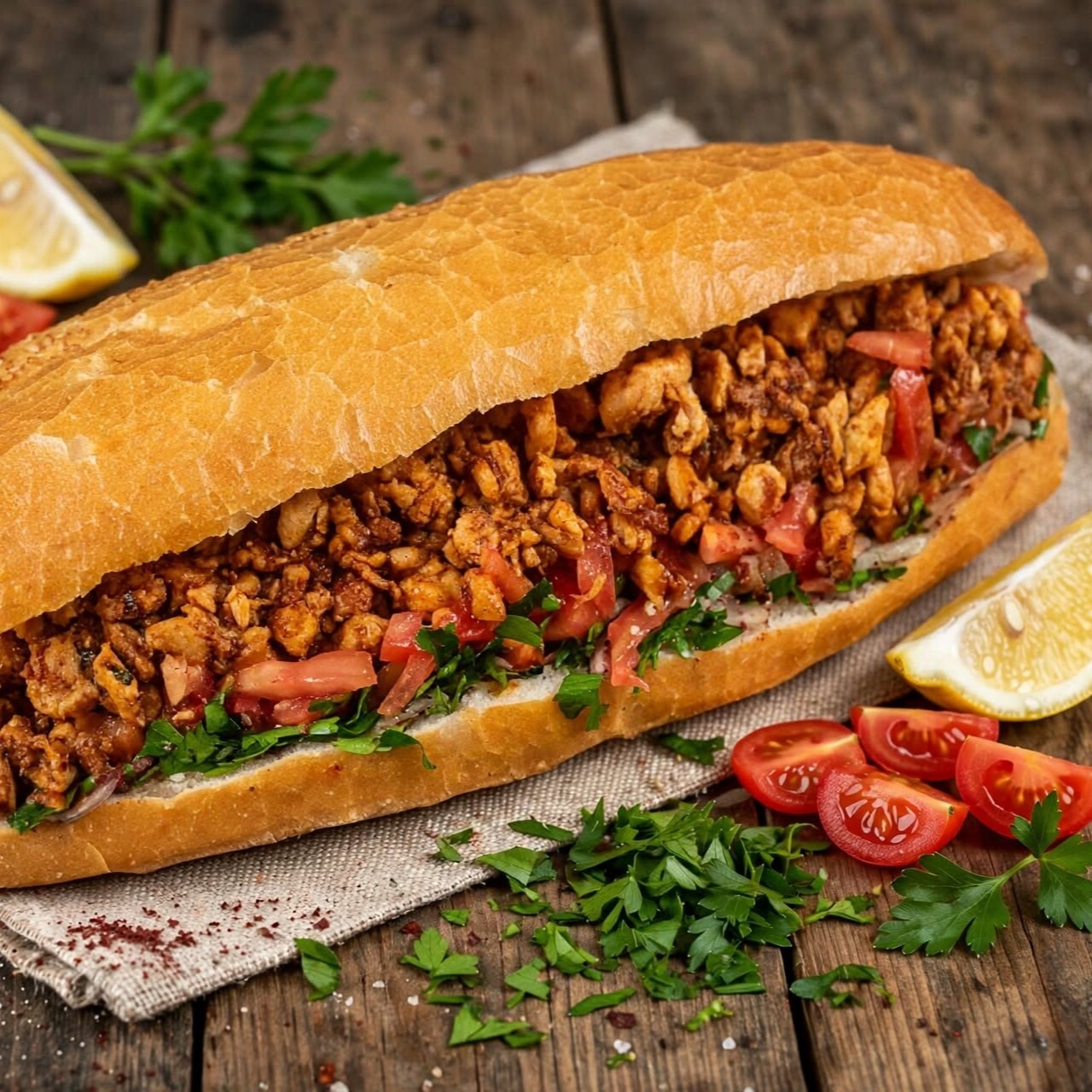 Janti Tavuk Tantuni Sandviç