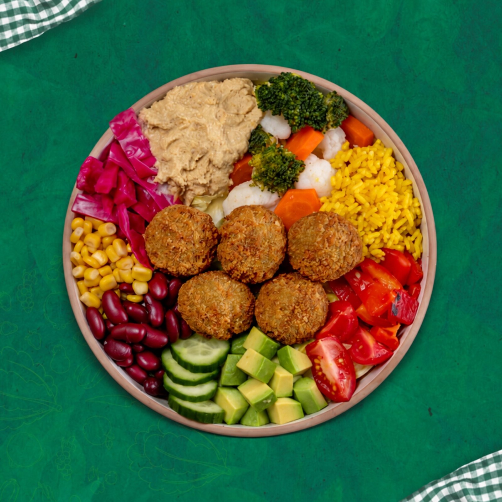 Falafelli Humuslu Bowl