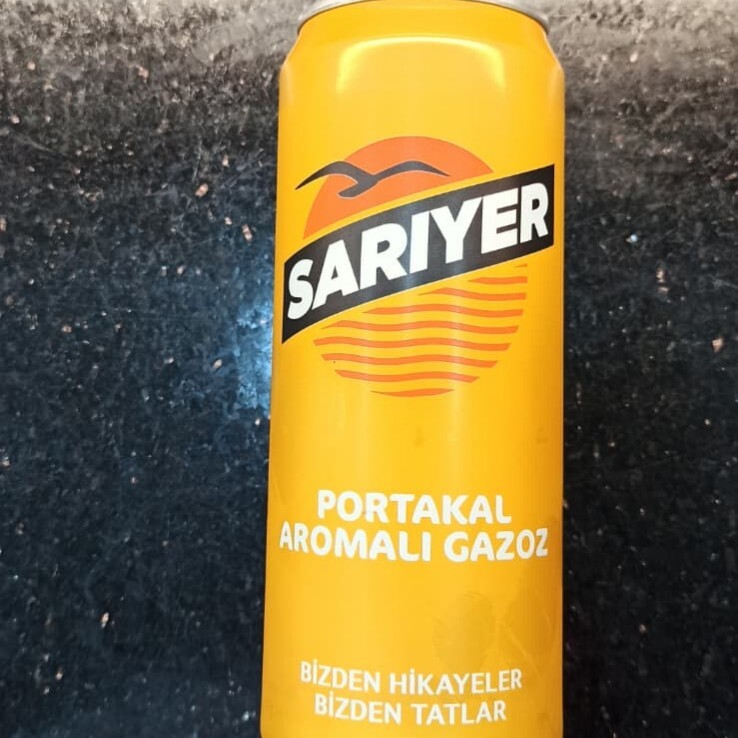 Sarıyer Portakallı Gazoz 330 Cl (Kutu)