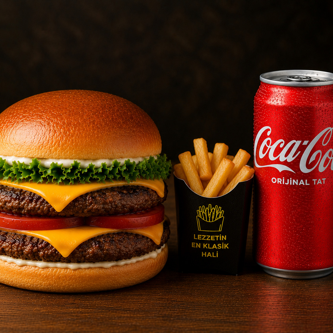 Cheese Double Dana Burger menü ( Coca cola )