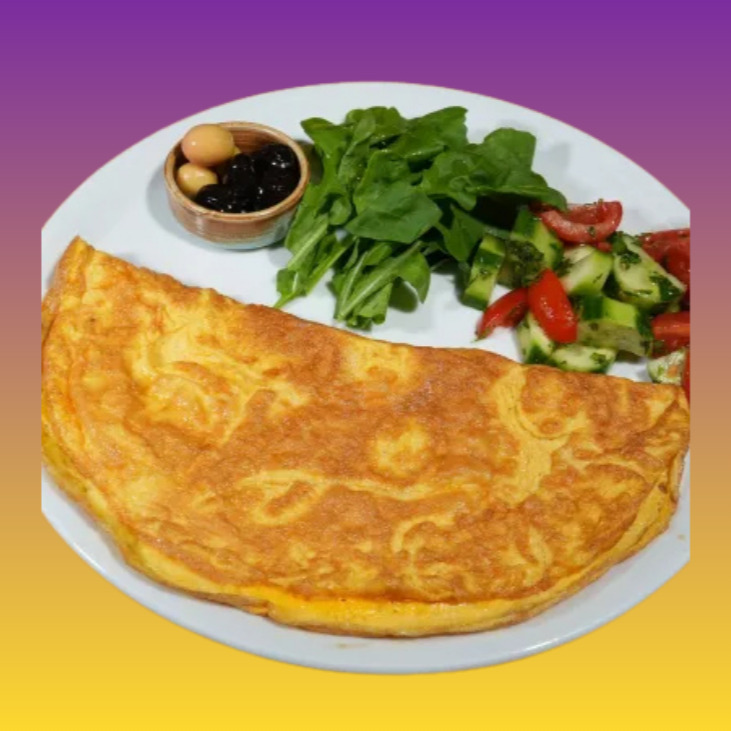Chedarlı Omlet