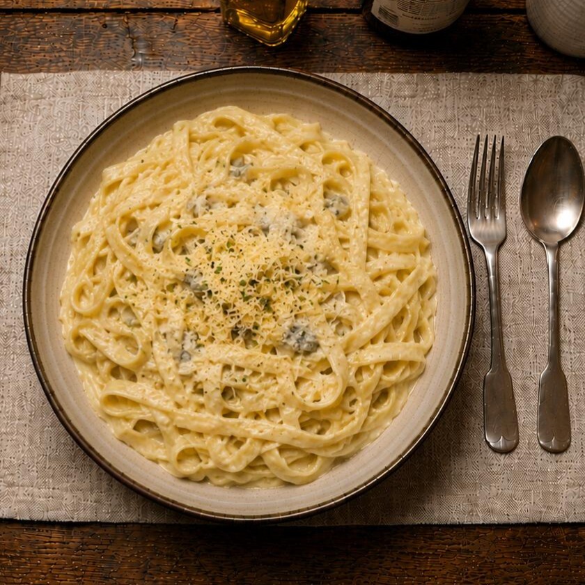 4 Peynirli Fettuccine