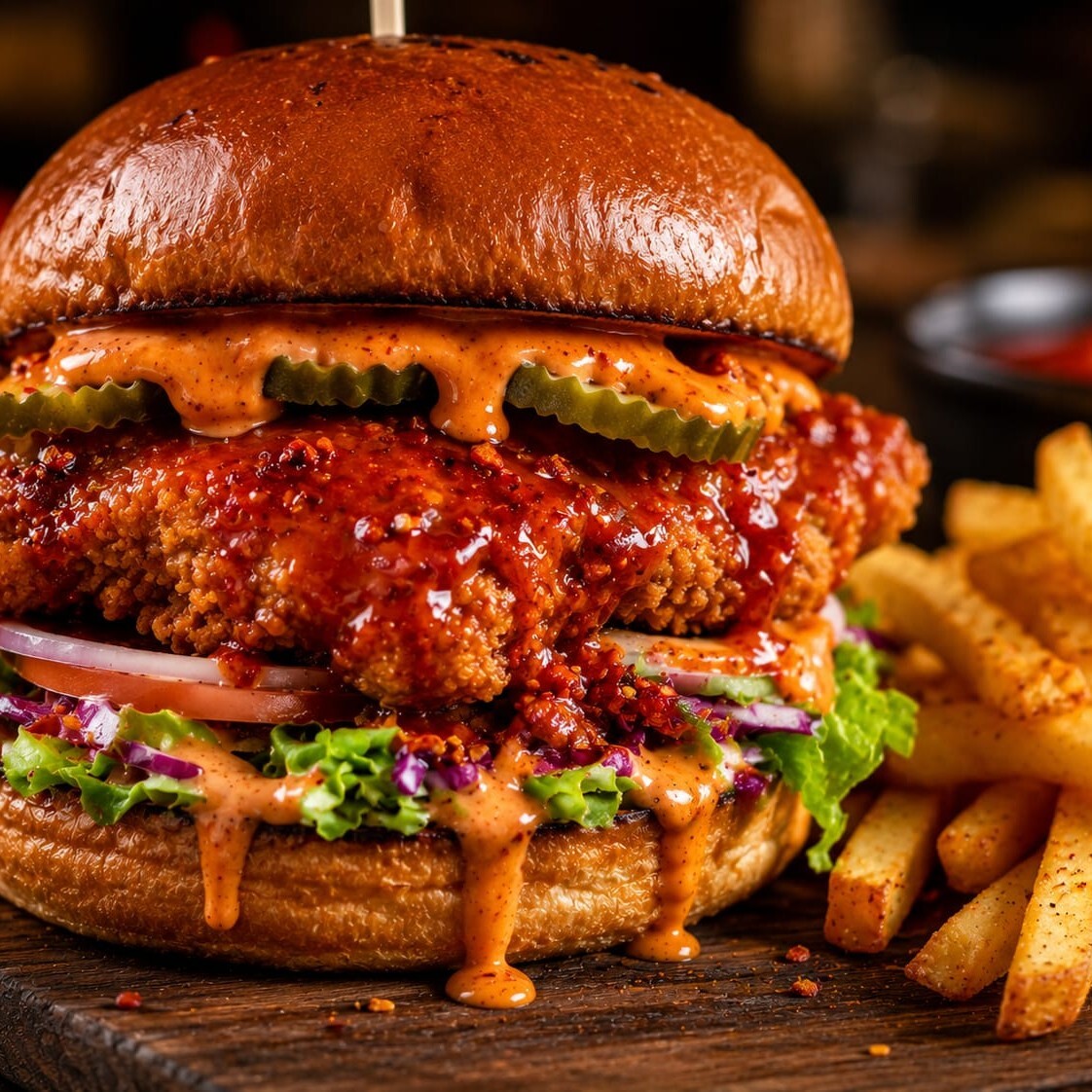 Hot Chicken Burger