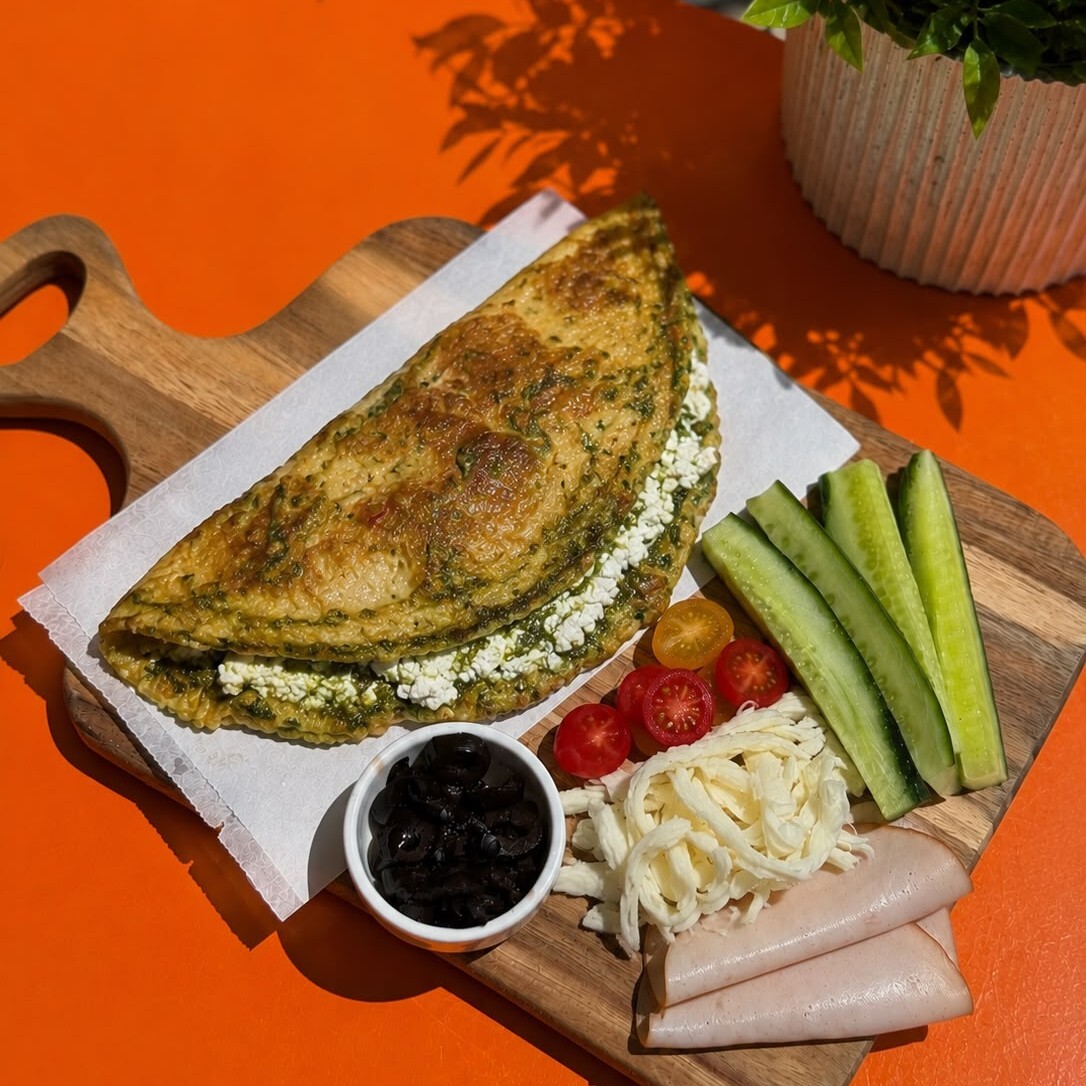 Pesto Soslu Omlet