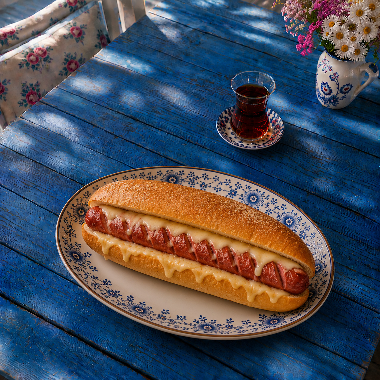Kaşarlı Sosisli