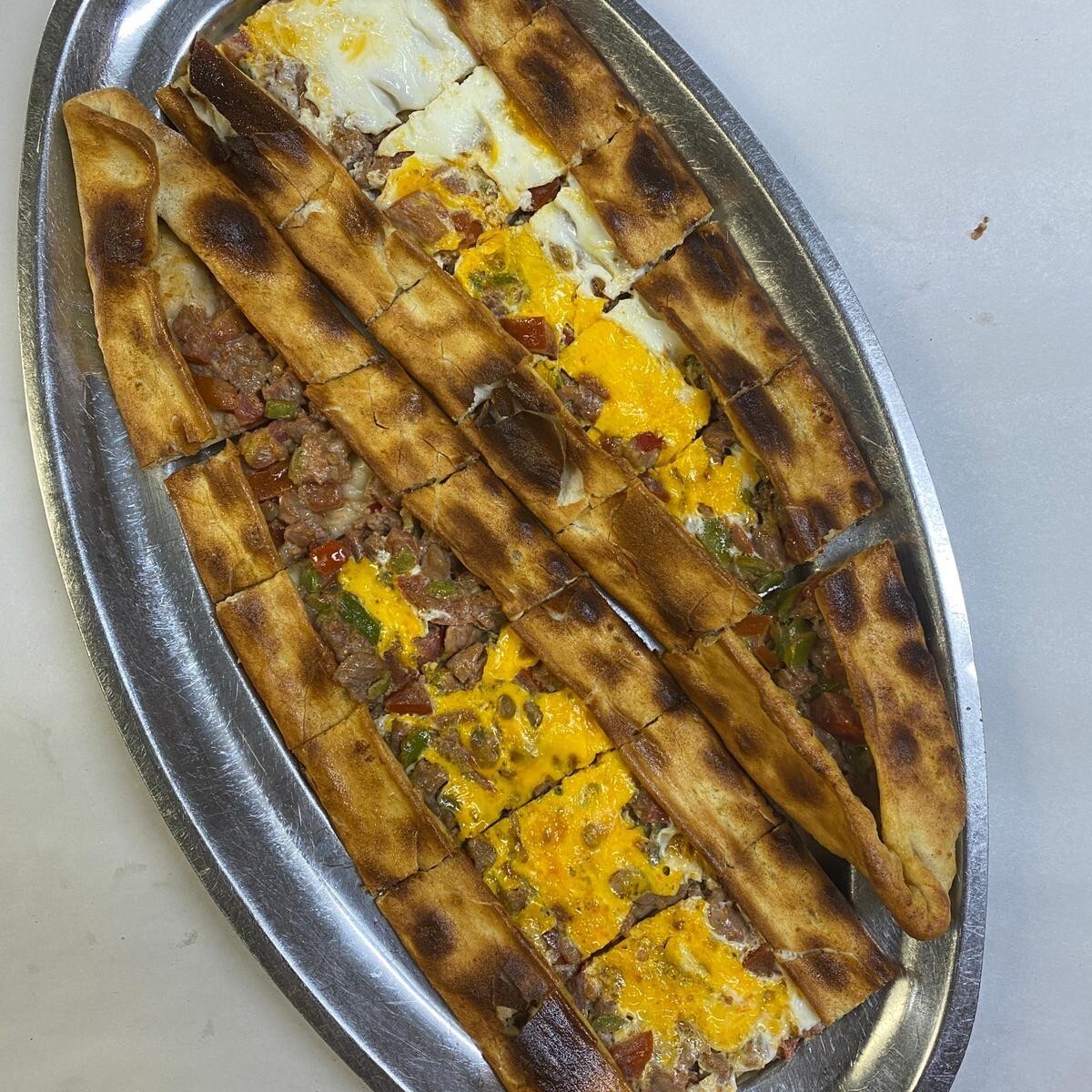 Kuşbaşı Yumurtalı Pide (65 cm.)