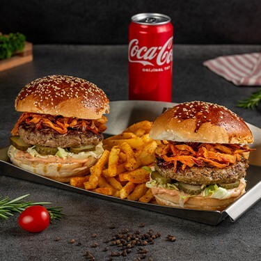 2'li Et Burger Menü