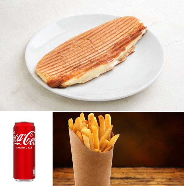Kaşarlı Tost Menü